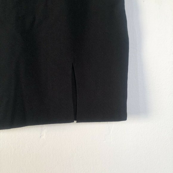 Zeynep Arcay Square Neck Mini Knit Dress Black 8 - Picture 9 of 9